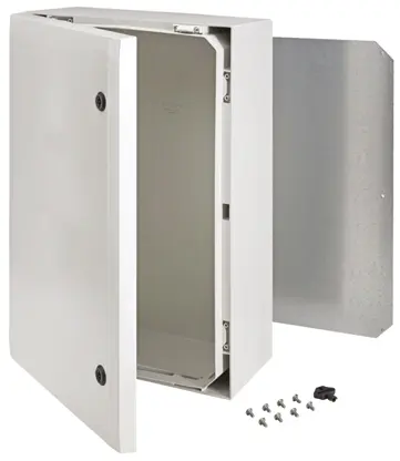 Fibox ARCA Polycarbonat Wandanschlusskasten Grau IP66, HxBxT 700 mm, 500 mm x 300 mm