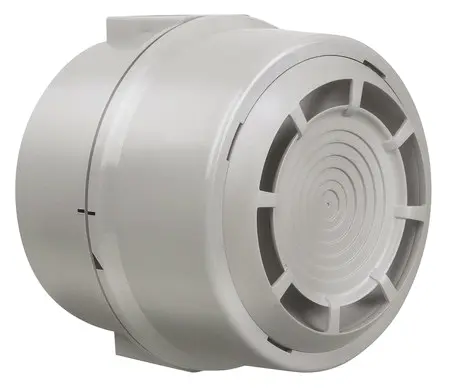 Produktfoto 1 von Werma 190 Elektronischer Signalgeber IP65 24 V dc 32-Ton 110dB Grau, Ø 150 mm