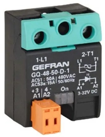 Produktfoto 1 von Gefran GQ Oberfläche Halbleiterausgang 230 V ac 260V ac/dc / 50 A