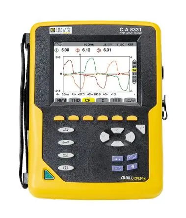 Chauvin Arnoux CA 8331 3 Netzqualitätsanalysator 10 mW / 100 mA 1000V ac