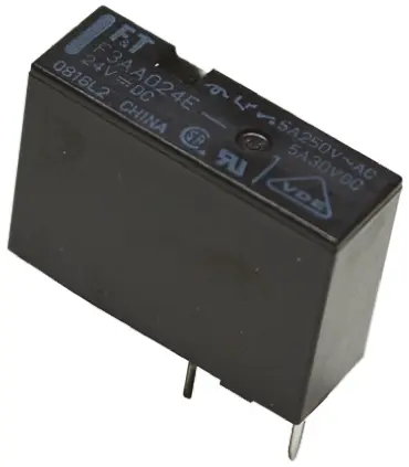 Produktfoto 1 von Fujitsu 24V dc Spule 1-poliger Schließer Printrelais 5A 2880Ω 200mW Monostabiles Relais