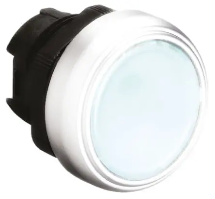 Produktfoto 1 von Lovato Platinum Drucktastenkopf Ø 22 mm, Klar Federrückstellung Rund Rund Kunststoff, IP66