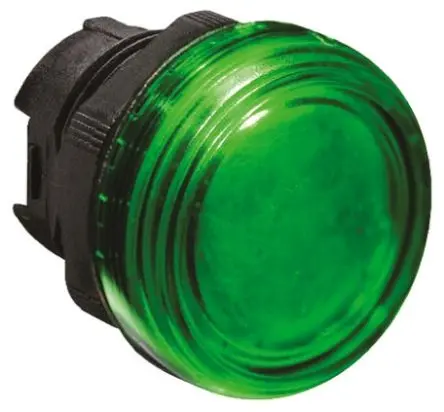 Produktfoto 1 von Lovato Platinum Meldeleuchtenkopf, Tafelausschnitt-Ø 22 mm, Grün Rund IP69K, IP67, IP66