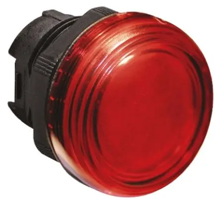 Produktfoto 1 von Lovato Platinum Meldeleuchtenkopf, Tafelausschnitt-Ø 22 mm, Panel, Rot Rund IP69K, IP66, IP67