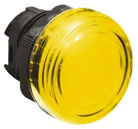 Produktfoto 1 von Lovato Platinum Meldeleuchtenkopf, Tafelausschnitt-Ø 22 mm, Gelb Rund IP69K, IP67, IP66