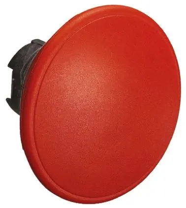 Produktfoto 1 von Lovato Platinum Drucktastenkopf Ø 22 mm, Rot Federrückstellung Pilzkopf Rund Kunststoff, IP66