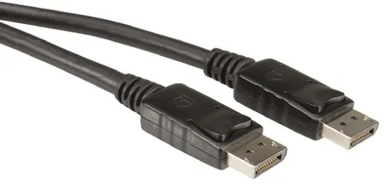 Produktfoto 1 von Roline, Stecker DisplayPort-Kabel A DisplayPort B DisplayPort - Stecker, 3 m Polyvinylchlorid