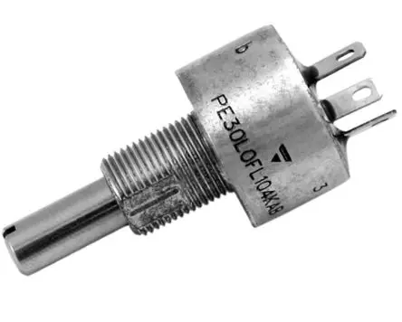 Vishay PE30 Frontplattenmontage Drehen Potenziometer 4.7 kΩ 10 % / 3 W, Schaft-Ø 6 mm