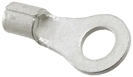 Produktfoto 1 von Molex Versakrimp Ringkabelschuh, Unisoliert 18 AWG, Grau, 14 AWG max.AWG, aussen ø 7.92 mm, innen ø 4.39 mm, M4