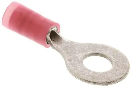 Produktfoto 1 von Molex Avikrimp Ringkabelschuh, Isoliert 22 AWG, Polyamid, Rot, 18 AWG max.AWG, aussen ø 11.86 mm, innen ø 5.39 mm, M5