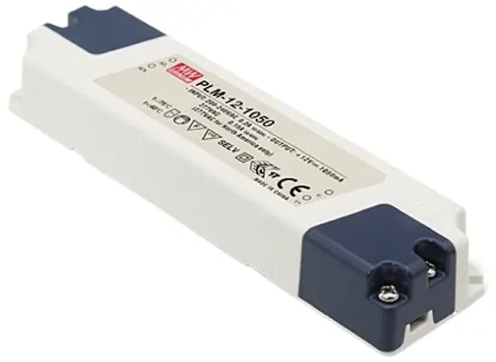 Produktfoto 1 von MEAN WELL LED-Treiber, 12 W 110 V ac, 295 V ac, 156V dc, 417 V dc LED-Treiber 700mA, Ausgang 11V, 18 V
