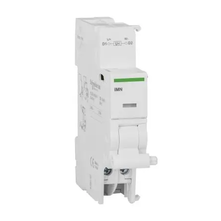 Produktfoto 1 von Schneider Electric 220V ac, 240 V ac Acti9 Acti9 Auxiliaires Geräteschutzschalter DIN-Hutschiene Unterspannungsauslöser