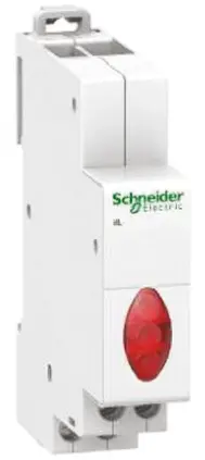 Produktfoto 1 von Schneider Electric Leuchtmelder iIL, Acti 9 400V ac Rot LED Schraub