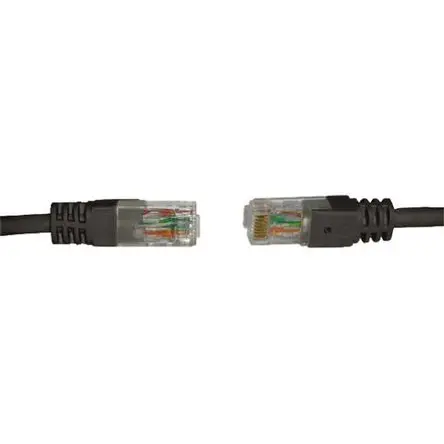 Produktfoto 1 von RS PRO Kat. 6 Ethernet-Kabel, 20 m, Schwarz U/UTP Stecker, A RJ45 Stecker, B RJ45, Raucharm halogenfrei