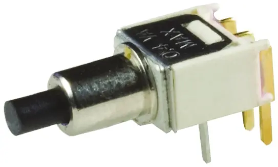 Produktfoto 1 von C & K Druckschalter Tastend THT, EIN-AUS Schalter, 1-polig / 400 mA @ 20 V