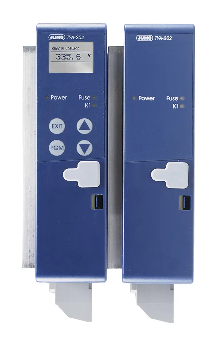 Produktfoto 1 von Jumo Serie TYA-200 Signalwandler, Strom/Spannung / Relais DIN-Hutschiene