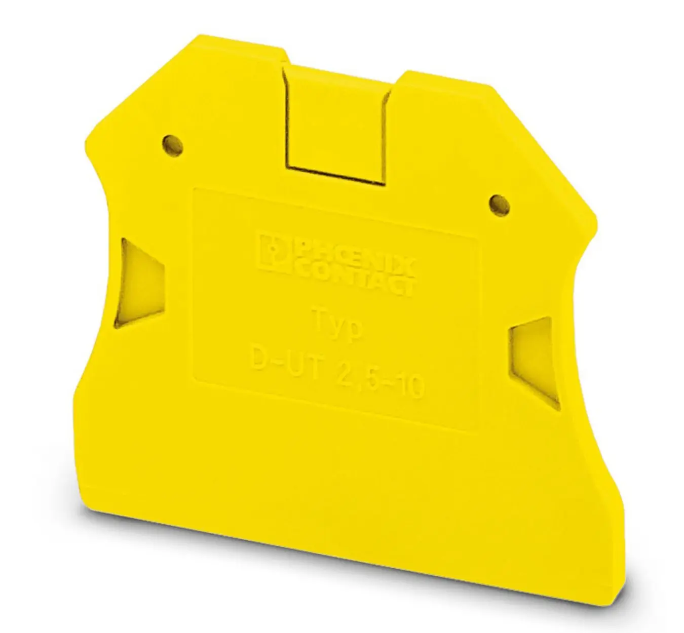 Produktfoto 1 von Phoenix Contact D-UT 2.5/10 YE Endabdeckung für Modularer Anschlussklemmenblock