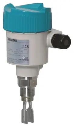 Siemens Schwinggabel Schwinggabel mit 40 mm Kabel Vertikale Montage-Montage Edelstahl, ATEX Zulassung bis 64 bar -50 °C
