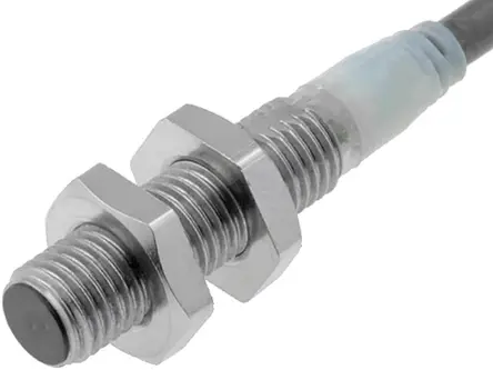 Produktfoto 1 von Omron E2A M8 Näherungssensor Induktiv, Gewinderohr 2 mm PNP 12 → 24 V dc / 200 mA NC, IP67