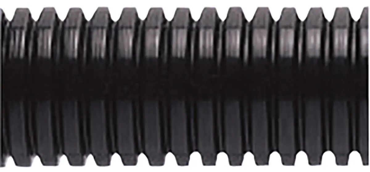 Produktfoto 1 von Adaptaflex PAFS Leerrohr Kunststoff, Ø 28mm nom. flexibel, Schwarz A ø 28.5mm I ø 22.6mm x 50m , mit IP-Schutzklasse