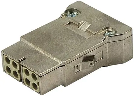 Produktfoto 1 von HARTING HAN Modular Industrie-Steckverbinder Kontakteinsatz Buchse, 8-polig 10A, Kabel, Mega-Bit-Kontakt