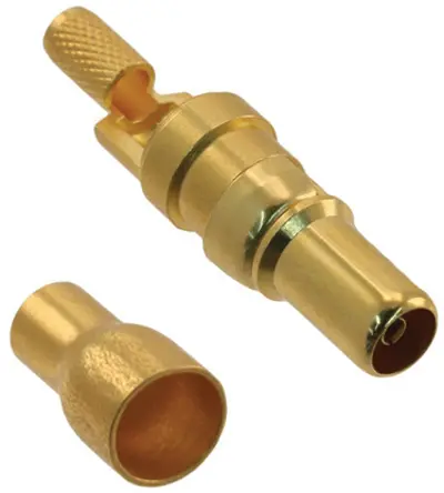 Produktfoto 1 von HARTING D-Sub Kontakt für robusten Stromversorgungsstecker Stecker 2A Lötkontakt 187 AU, Kabel RG 179 BU