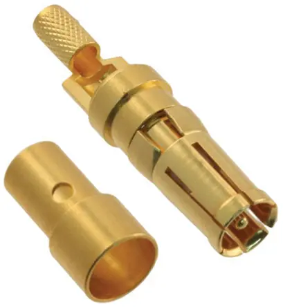Produktfoto 1 von HARTING D-Sub Kontakt für robusten Stromversorgungsstecker Buchse 2A Lötkontakt Kabel RG179 BU, 187 AU