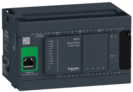 Produktfoto 1 von Schneider Electric Modicon M241 SPS CPU, 14 Eing. Transistor Ausg.Typ 24 V