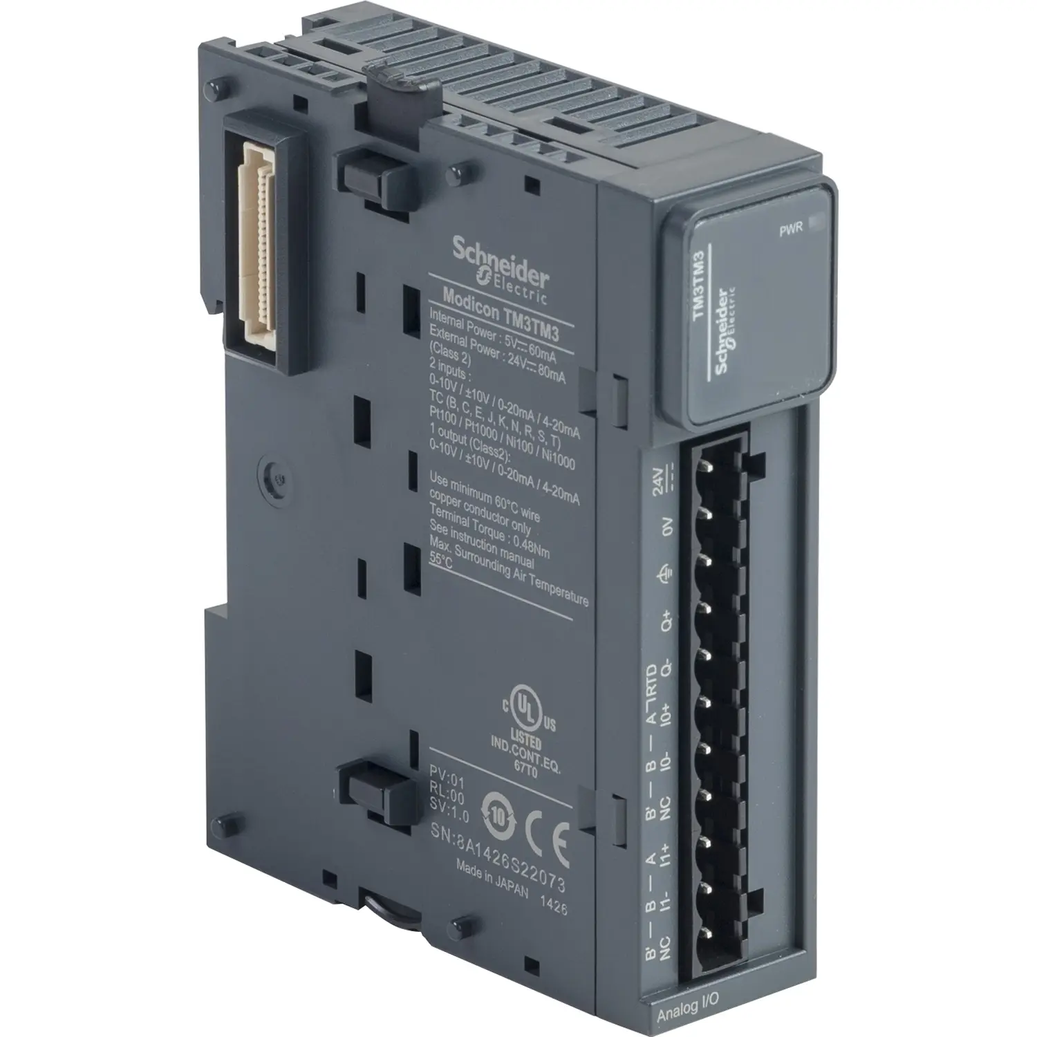 Produktfoto 1 von Schneider Electric FP2 SPS-E/A Modul für Modicon M221, Modicon M241, Modicon M251 2 x Strom, Temperatur, Spannung