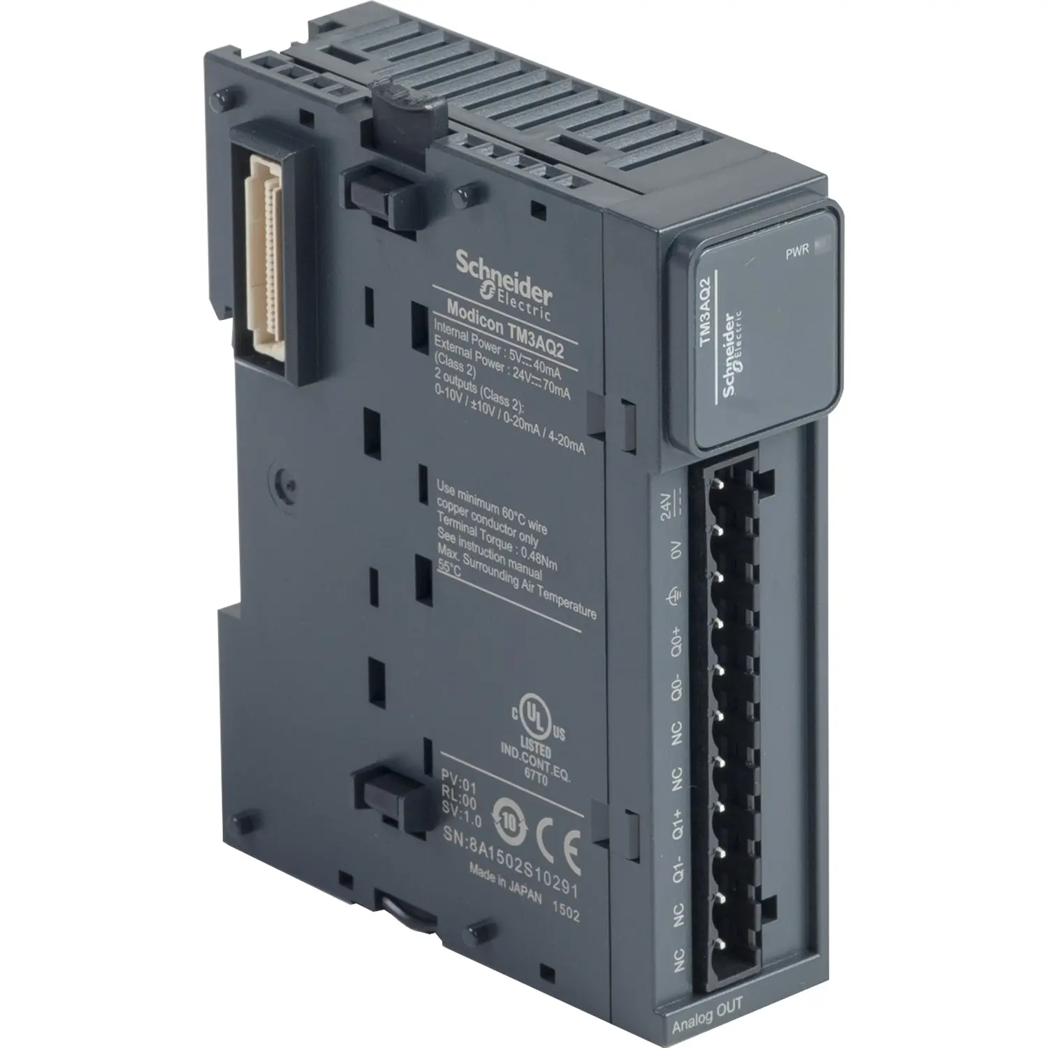 Produktfoto 1 von Schneider Electric FC4A SPS-E/A Modul für Modicon M221, Modicon M241, Modicon M251 / 2 x Strom, Spannung Ausgang 0