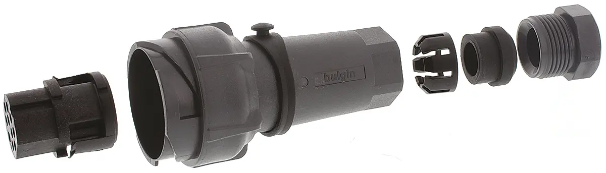 Produktfoto 1 von Bulgin Buccaneer 7000 42 Standard Rundsteckverbinder Stecker 32-polig Stecker 3A Kabel IP66, IP69K, IP68