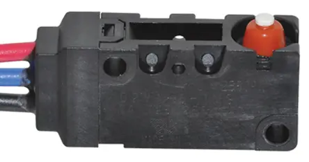 Produktfoto 1 von Omron Mikroschalter Stiftstößel-Betätiger Draht, 1-poliger Wechsler, 250 V ac, 3A IP67 -40 °C - 85 °C
