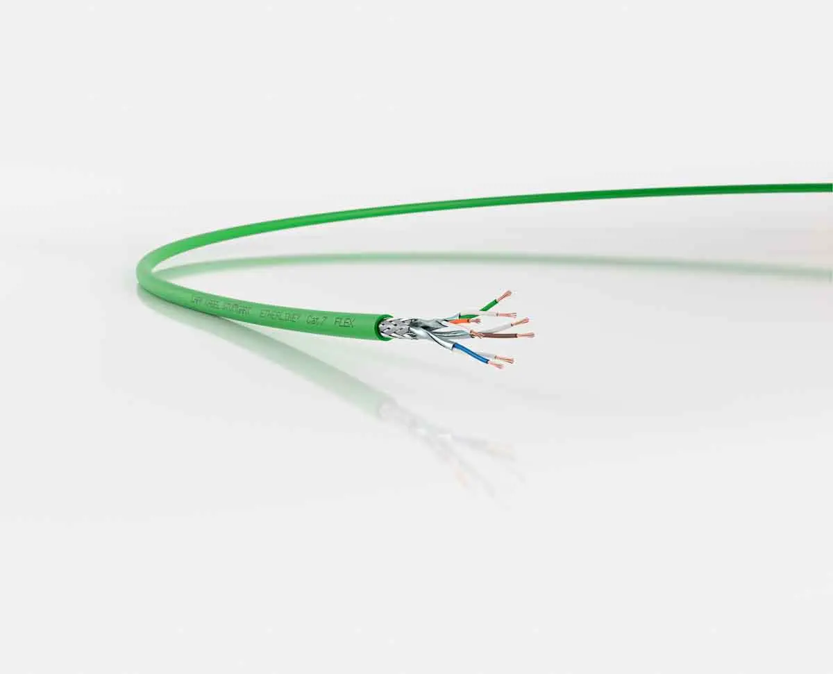 Lapp Cat7 Ethernet-Kabel, 50 m, Grün SF/FTP, A Nicht abgeschlossen, B Nicht abgeschlossen, Polyurethan