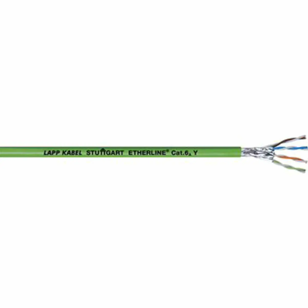 Lapp Kat. 6 Ethernet-Kabel, 50 m, Grün STP, A Nicht abgeschlossen, B Nicht abgeschlossen, Polyurethan