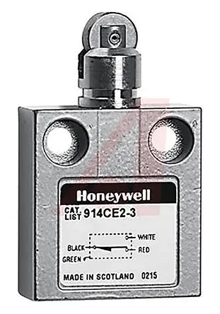 Produktfoto 1 von Honeywell 914CE Endschalter, Rollenstößel 1-poliger Umschalter, IP66, IP67, IP68, Zinkdruckguss 250V ac