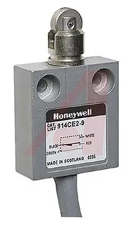 Produktfoto 1 von Honeywell 914CE Endschalter, Rollenstößel 1-poliger Umschalter, IP68, IP66, IP67, Zinkdruckguss 250V ac