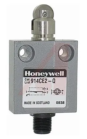 Produktfoto 1 von Honeywell 914CE Endschalter, Rollenstößel 1-poliger Umschalter, IP66, IP67, IP68, Zinkdruckguss 250V ac