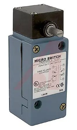 Produktfoto 1 von Honeywell HDLS Endschalter, Seitlich drehend 2-poliger Umschalter, IP65, IP66, IP67, Zinkdruckguss 600V ac