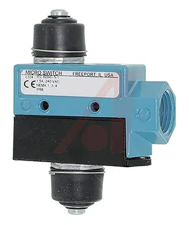 Produktfoto 1 von Honeywell BZE6 Endschalter, Stößel 1-poliger Umschalter, IP66, Zinkdruckguss 600V 15A