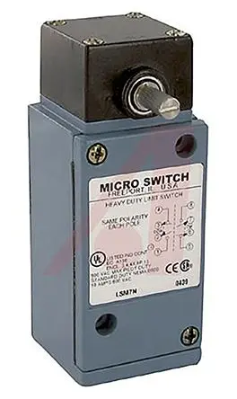 Produktfoto 1 von Honeywell HDLS Endschalter, Seitlich drehend 2-poliger Umschalter, IP65, IP67, IP66, Zinkdruckguss 600V ac 10A