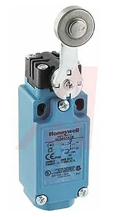 Produktfoto 1 von Honeywell GLD Endschalter, Rollenhebel 1-poliger Umschalter, IP66, Glasfaserverstärkter Kunststoff 240V ac 10A