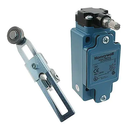Produktfoto 1 von Honeywell GLA Endschalter, Verstellbarer Rollenhebel 2 Schließer/2 Öffner, IP67, Zinkdruckguss 600V ac 10A