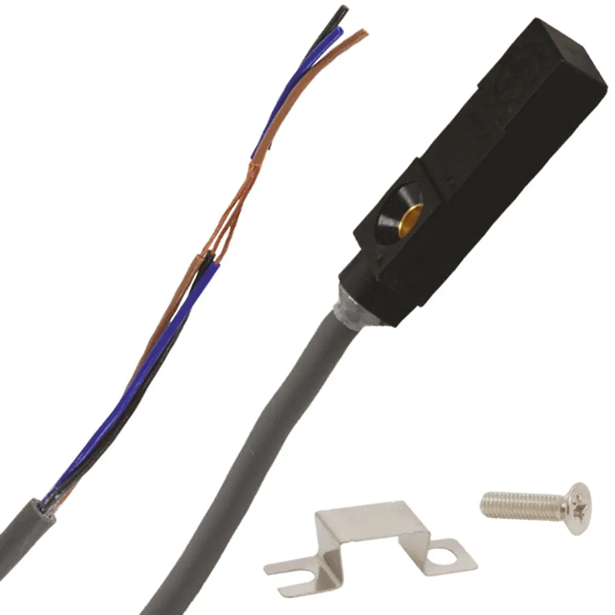 Produktfoto 1 von Omron TL-W Näherungssensor Induktiv, Kubisch 1,5 mm NPN 12 → 24 V dc / 100 mA NO, IP67
