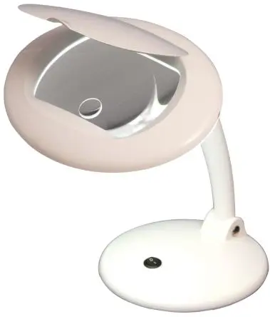Produktfoto 1 von RS PRO LED Lupenleuchte Tischleuchte, 175 x 108 mm Linse, 22 W / 240 V ac, 3-polig (Global), Typ C