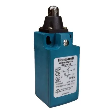 Produktfoto 1 von Honeywell GLL Endschalter, Rollenstößel 1 Öffner/1 Schließer, IP66, Glasfaserverstärkter Thermoplast 300V ac