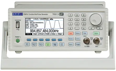 Produktfoto 1 von Aim-TTi TG5011A Funktionsgenerator Variable Wobbelfuntion 1 μHz → 50 MHz Digitalfrequenz FM Modulation