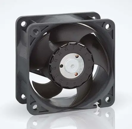 ebm-papst 620 Axiallüfter, Kugel, 12V dc / 5.5 W 385 mA, 9700 U/min, 67 m³/h IP20 60 mm 60mm 25.4 mm