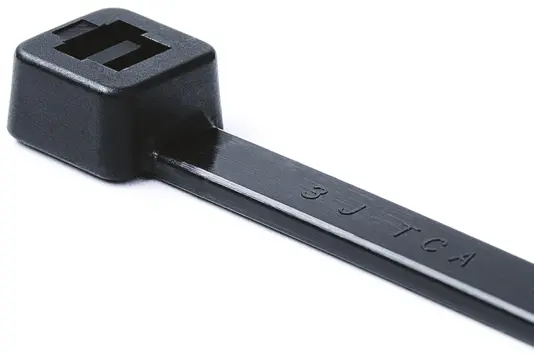 Produktfoto 1 von HellermannTyton Galvalok Polyamid Kabelbinder Nicht lösbar Schwarz 4.7 mm x 203 mm