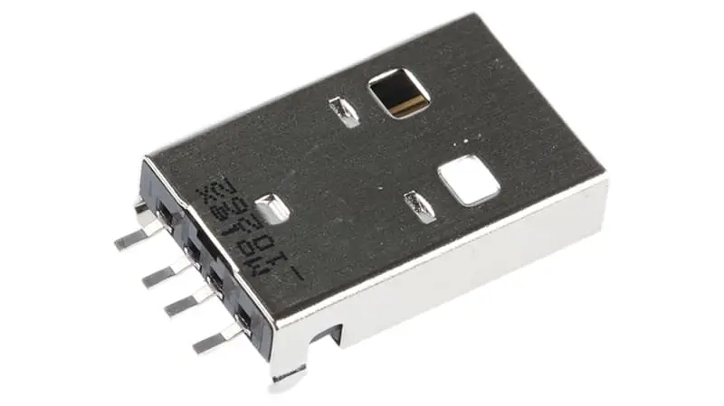 Molex, gewinkelt 48037 USB-Steckverbinder Stecker USB Typ A 1, Oberfläche USB 2.0