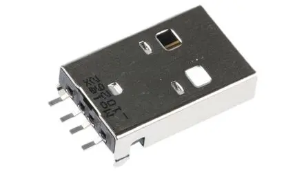 Produktfoto 1 von Molex, gewinkelt 48037 USB-Steckverbinder Stecker USB Typ A 1, Oberfläche USB 2.0